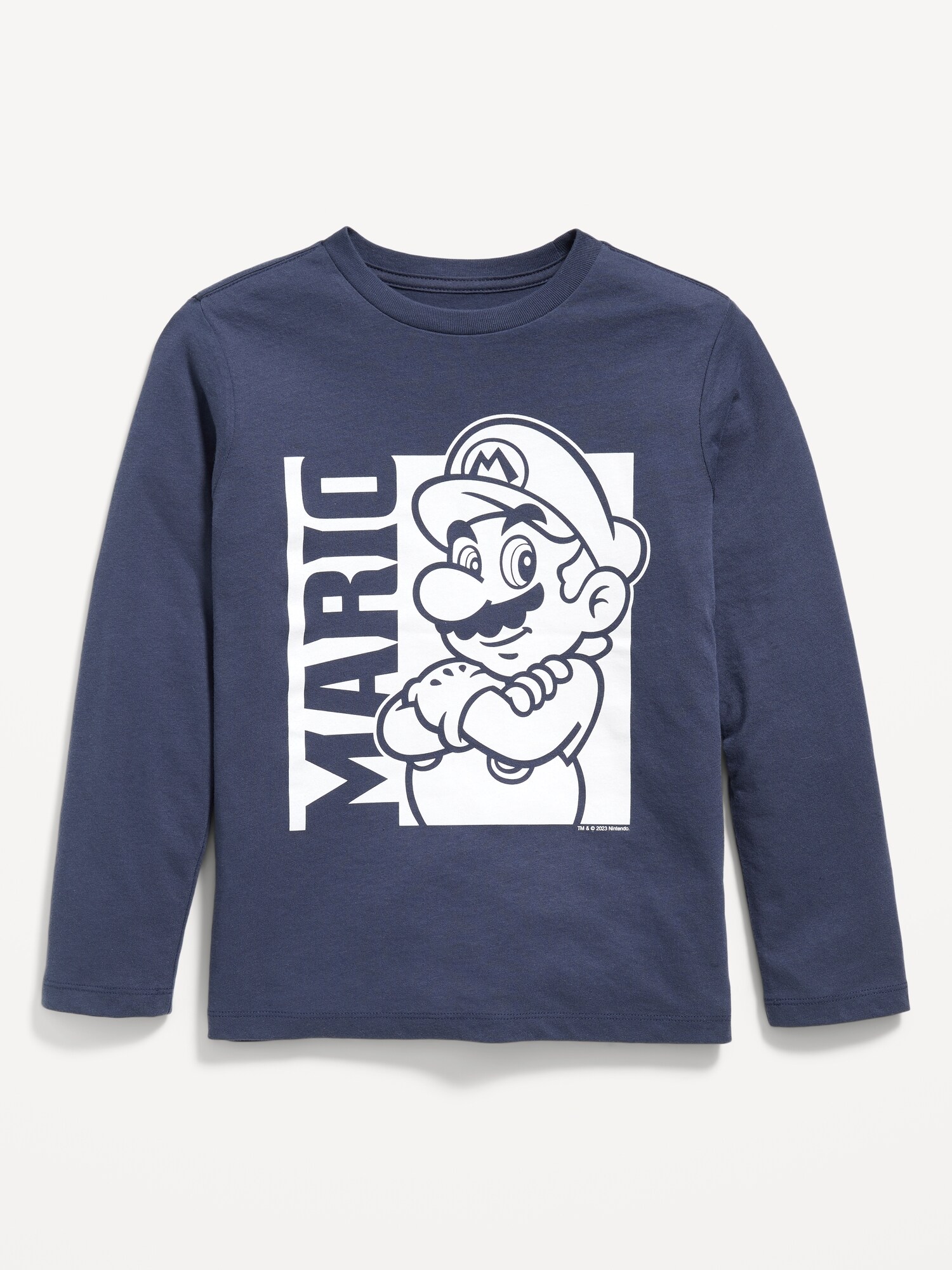 Long-Sleeve Gender-Neutral Super Mario Bros.™ Graphic T-Shirt for Kids |  Old Navy