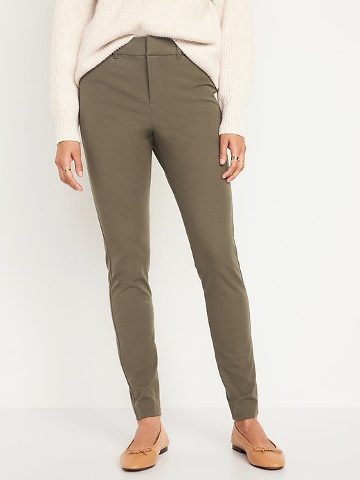 Image number 1 showing, High-Waisted Pixie Skinny Pants