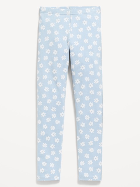 Printed Built-In Tough Full-Length Leggings for Girls