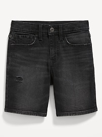 Voir une image plus grande du produit 4 de 4. Bermuda en denim déchiré à Extensibilité 360° pour Garçon