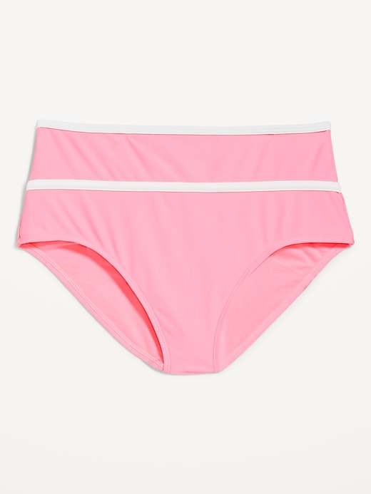 Image number 4 showing, High-Waisted Bikini Swim Bottoms