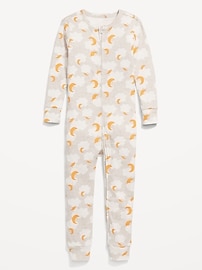Image number 1 showing, Unisex 2-Way-Zip Snug-Fit Pajama One-Piece for Toddler & Baby