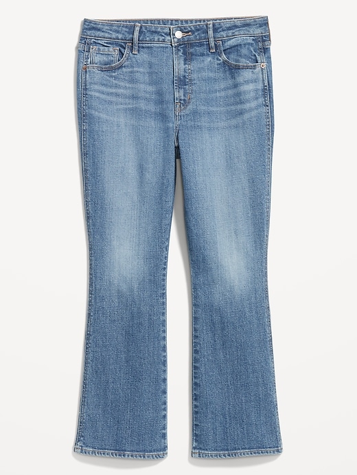 Image number 4 showing, High-Waisted Vintage Crop Flare Jeans