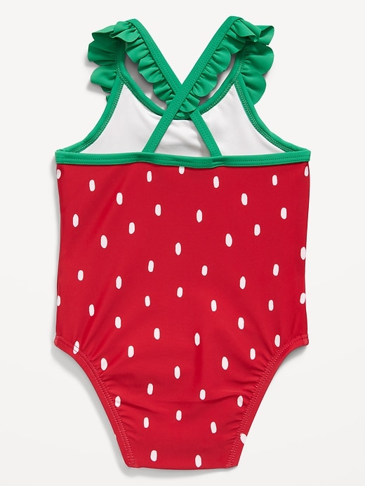 View large product image 2 of 2. Printed One-Piece Swimsuit for Baby