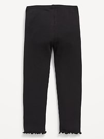 Image number 2 showing, Rib-Knit Full-Length Leggings for Toddler Girls