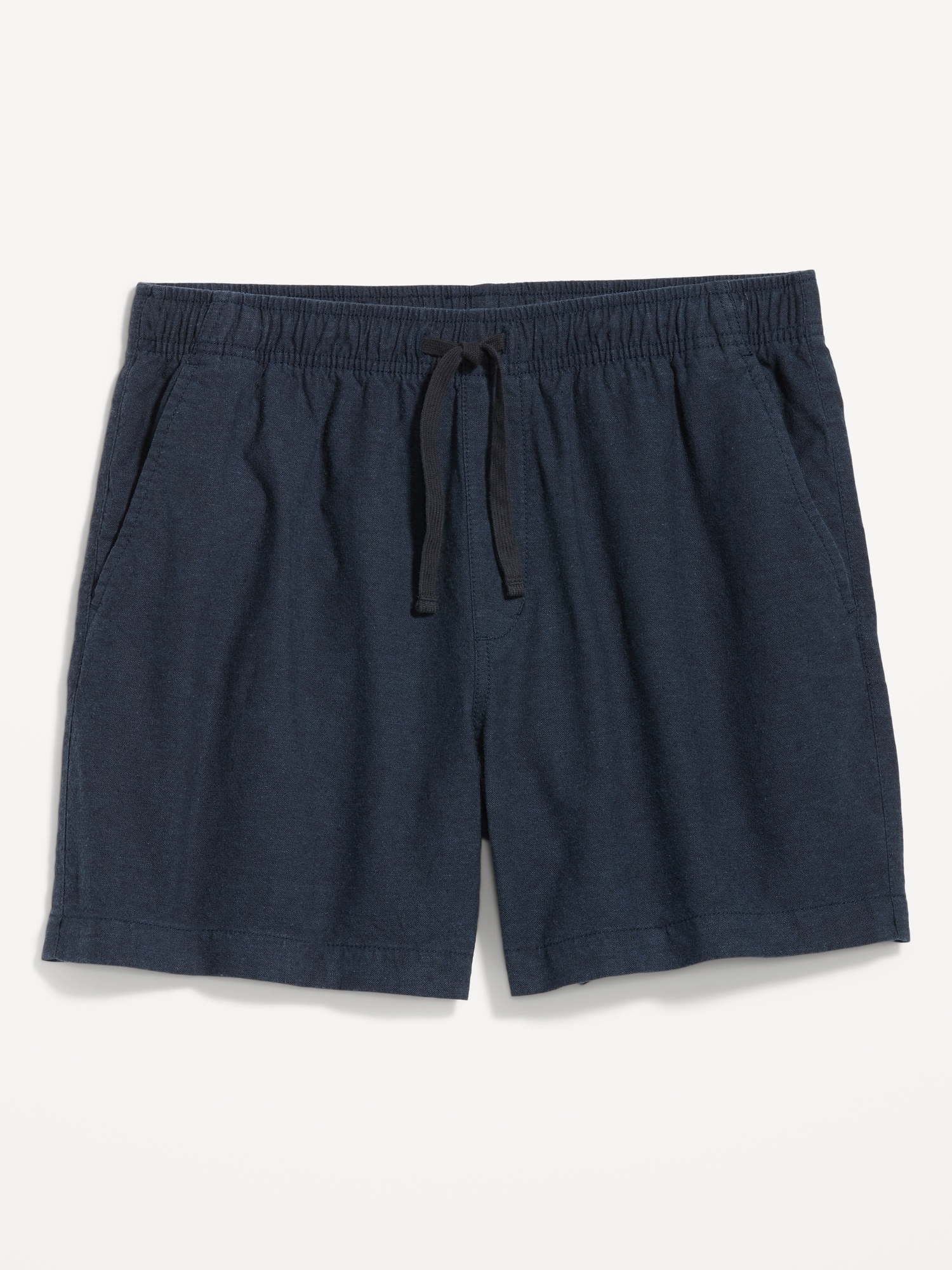 Linen-Blend Jogger Shorts for Men -- 5-inch inseam