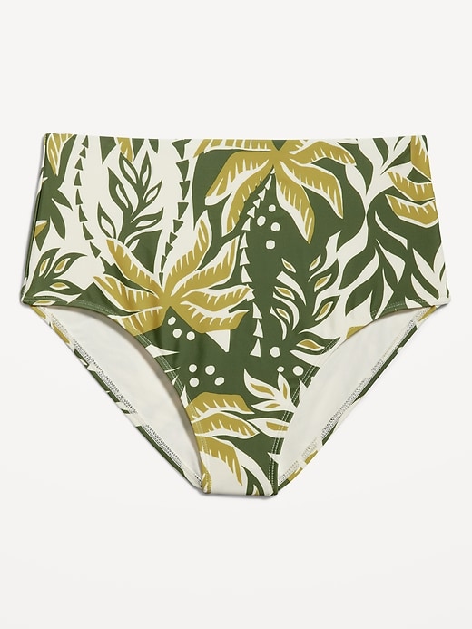 Image number 4 showing, High-Waisted French-Cut Bikini Swim Bottoms
