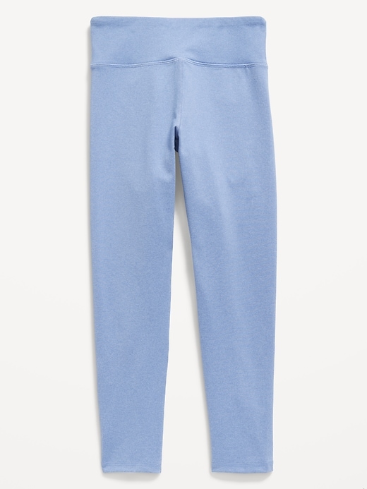 Image number 4 showing, High-Waisted PowerPress 7/8-Length Leggings for Girls