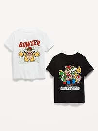 Voir une image plus grande du produit 3 de 3. T-shirt à imprimé Super Mario&#153 pour Enfant (paquet de 2)