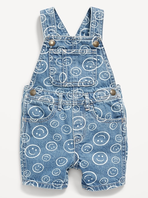 Image number 1 showing, Unisex Jean Shortalls for Baby