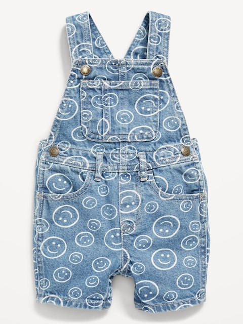 Unisex Jean Shortalls for Baby