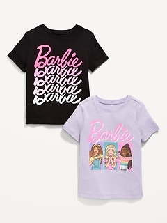Barbie™ Unisex Graphic T-Shirt 2-Pack for Toddler