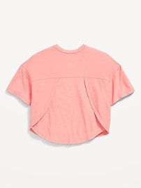 View large product image 4 of 4. CloudMotion Cropped T-Shirt for Girls