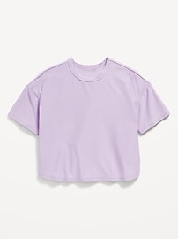 Voir une image plus grande du produit 3 de 4. T-shirt Go-Dry Cool Doux nuage 94 court pour Fille