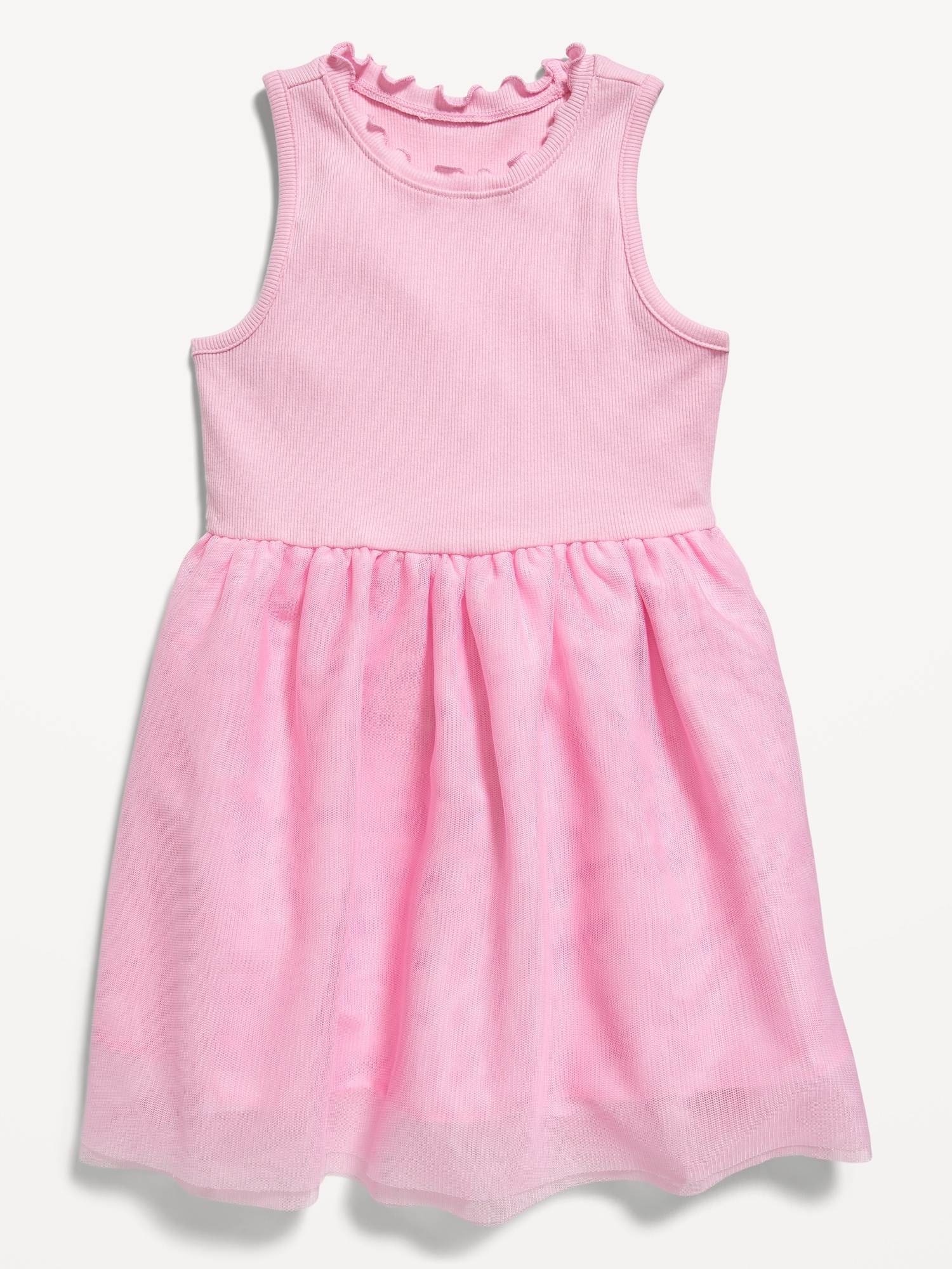 Robe-tutu sans manches ajustée et évasée pour Toute-petite fille