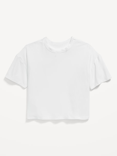 Cloud 94 Soft Go-Dry Cool Cropped T-Shirt for Girls