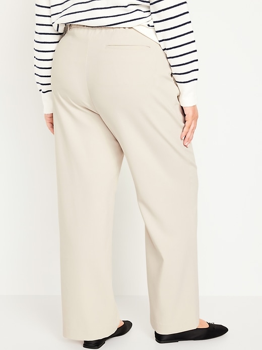 Image number 8 showing, Extra High-Waisted Taylor Trouser Wide-Leg Pants