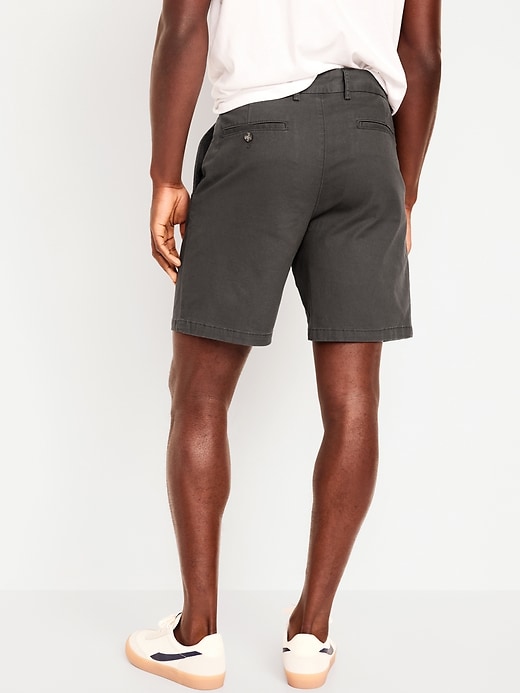 Slim Built-In Flex Rotation Chino Shorts -- 8-inch inseam