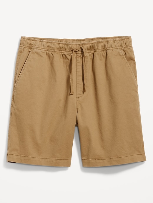 Image number 4 showing, Pull-On Twill Jogger Shorts -- 7-inch inseam