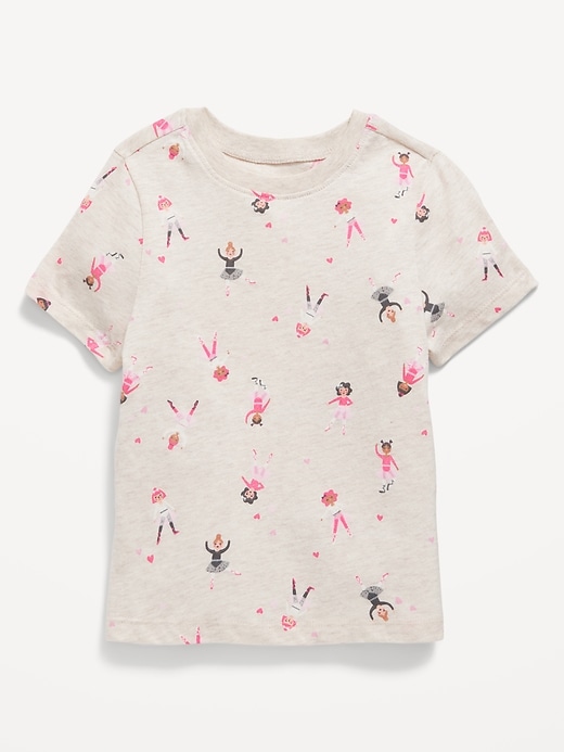 Image number 1 showing, Short-Sleeve Printed T-Shirt for Toddler Girls