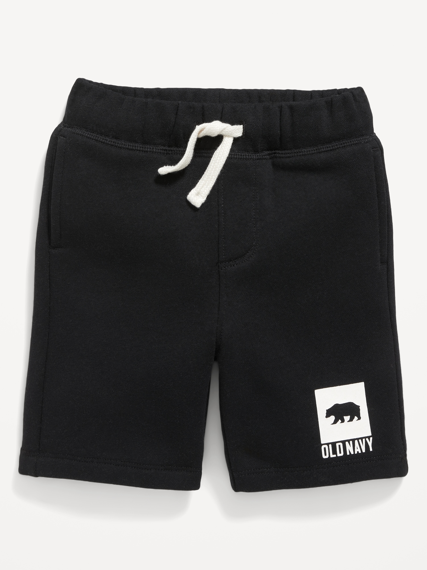 Logo-Graphic Pull-On Shorts for Toddler Boys