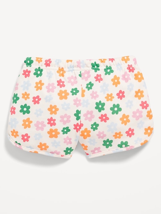 View large product image 2 of 2. French Terry Dolphin-Hem Shorts for Toddler Girls