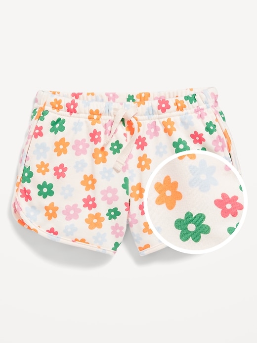 View large product image 1 of 2. French Terry Dolphin-Hem Shorts for Toddler Girls