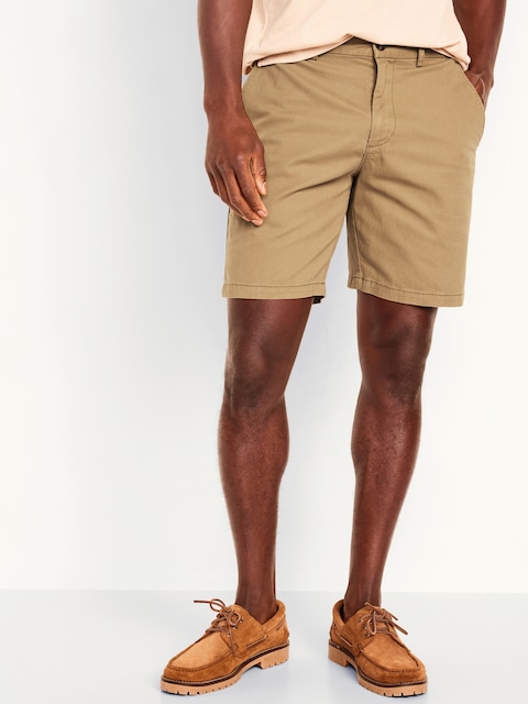 Slim Built-In Flex Rotation Chino Shorts -- 8-inch inseam