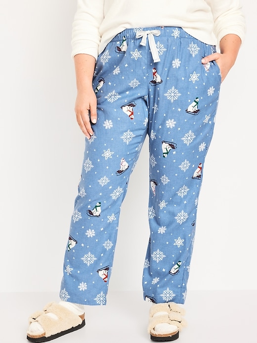 Swede Love Swede Dreams Blue Plaid Flannel PJ Pants for Kids and