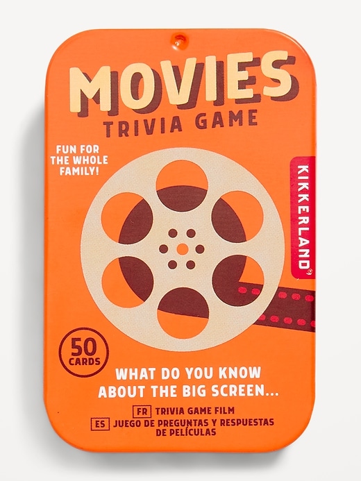 Image number 1 showing, Kikkerland® Movies Trivia Game