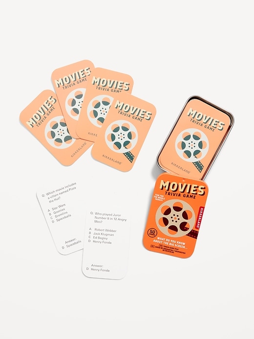 Image number 2 showing, Kikkerland® Movies Trivia Game