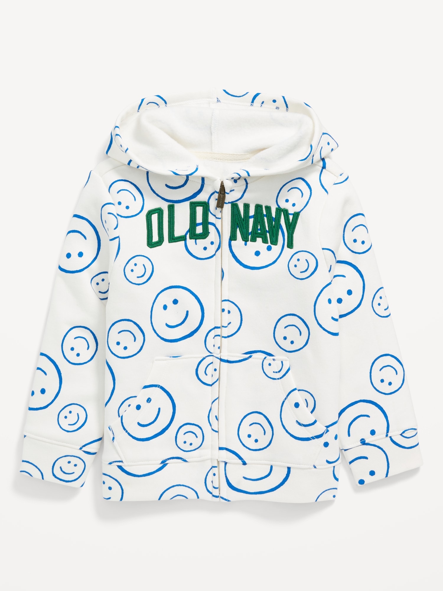 Logo-Graphic Zip-Front Hoodie for Toddler Boys