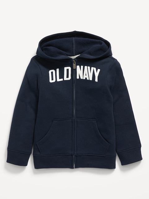 Unisex Logo-Graphic Zip Hoodie for Toddler