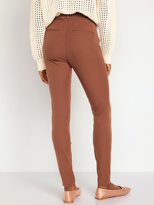 Women's Pants High Waist Skinny Stacked Pants Pant for Women (Color : Chocolate  Brown, Size : X-Small) : : Clothing, Shoes & Accessories