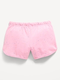 Image number 2 showing, French Terry Dolphin-Hem Shorts for Toddler Girls