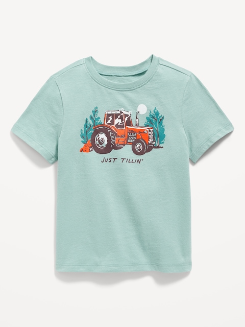 Unisex Short-Sleeve Graphic T-Shirt for Toddler