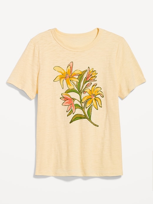 L'image numéro 4 présente T-shirt passe-partout imprimé en tricot flammé pour Femme