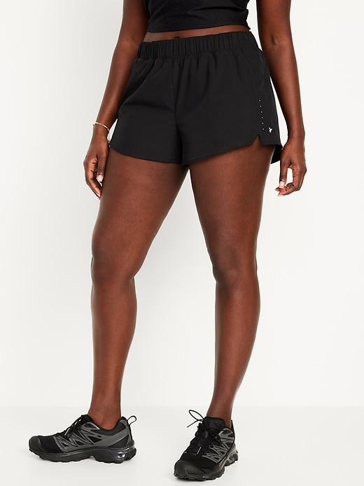 Image number 5 showing, Mid-Rise StretchTech Run Shorts -- 3-inch inseam