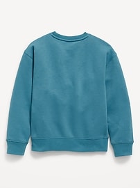 View large product image 3 of 4. Gender-Neutral Licensed Graphic Crew-Neck Sweatshirt for Kids