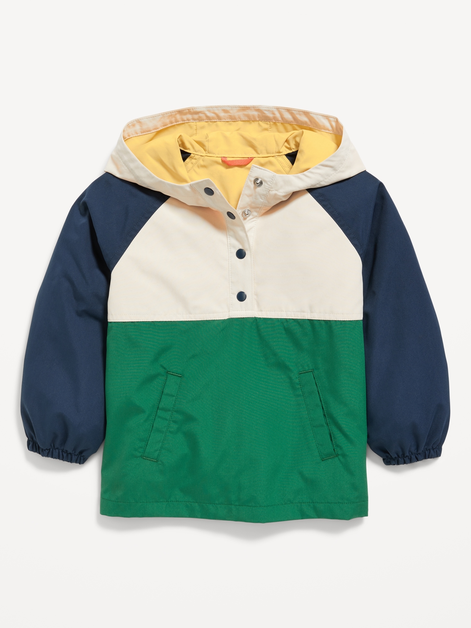 Unisex 1/4Buttoned Pullover WaterResistant Jacket for Toddler Old Navy