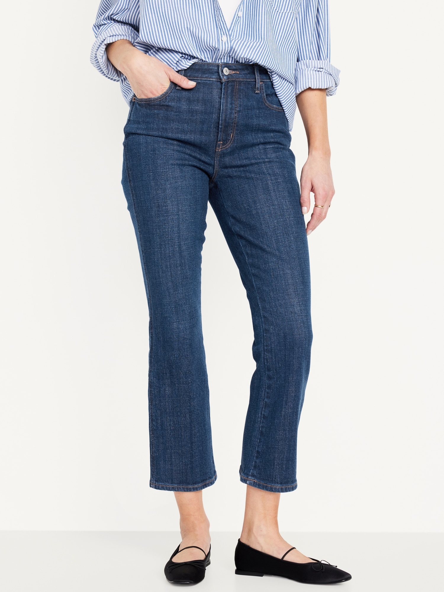 Scoop Women's High Rise Flare Jeans 