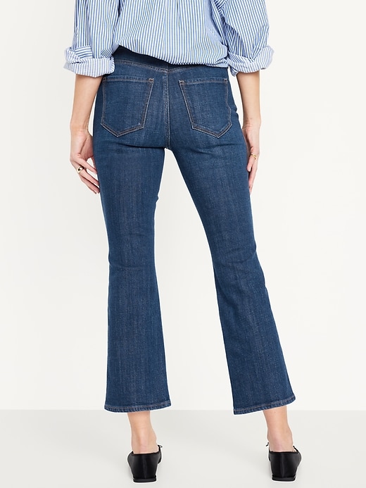 Image number 8 showing, High-Waisted Vintage Crop Flare Jeans