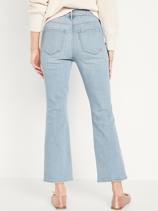 Image number 2 showing, High-Waisted Vintage Crop Flare Jeans