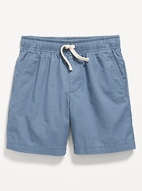 View large product image 4 of 4. Above Knee Twill Pull-On Shorts for Boys