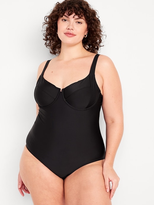 Image number 7 showing, Underwire One-Piece Swimsuit