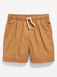 View large product image 4 of 4. Above Knee Twill Pull-On Shorts for Boys