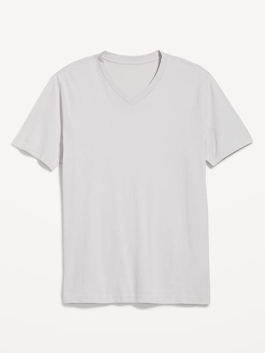 L'image numéro 4 présente T-shirt ultra-doux à encolure en V pour Homme