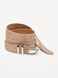 Image number 1 showing, Double Loop Skinny Belt for Women