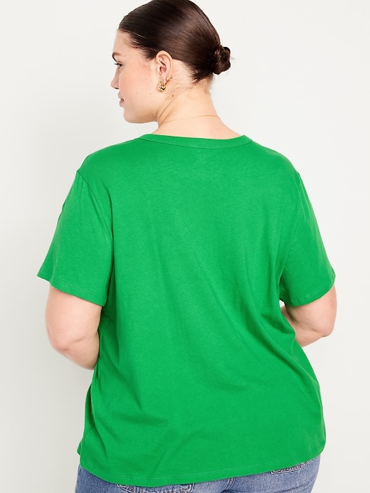 L'image numéro 8 présente T-shirt passe-partout ras du cou pour Femme