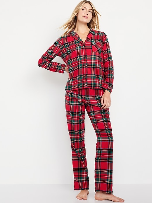 Flannel pajamas matching sale